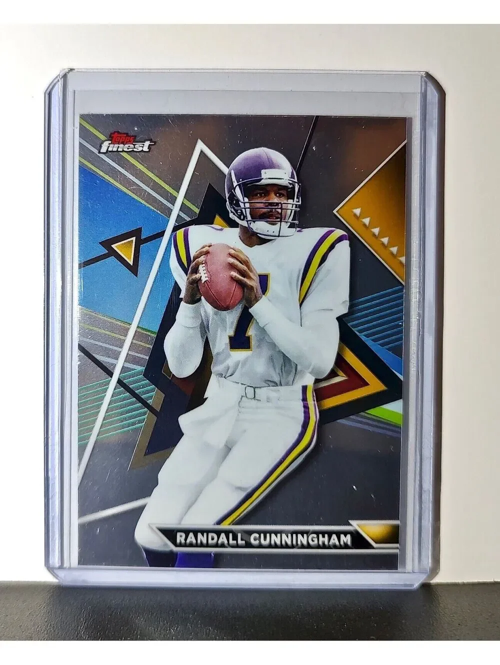 Randall Cunningham 2023 Topps Finest NFL #211 Card Minnesota Vikings